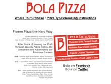 Tablet Screenshot of bolafrozenpizza.com